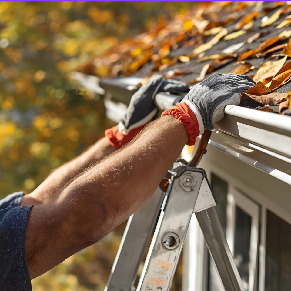 Cleaning gutters
