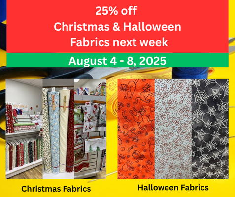 Holiday fabric sale (1)
