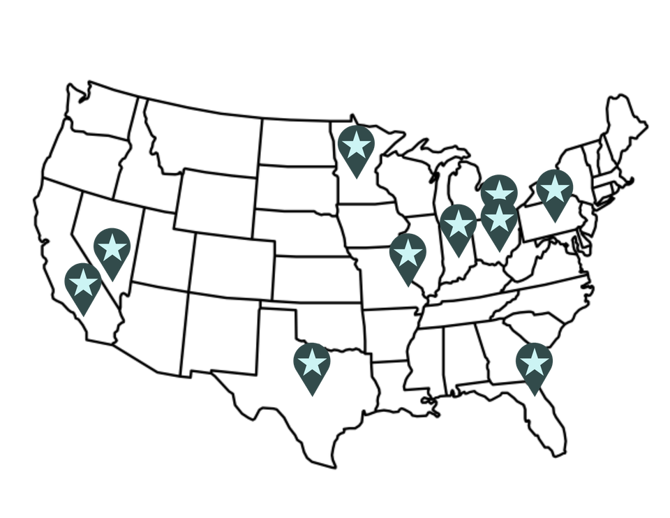 Map of races