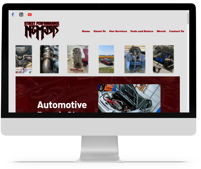 Nemesis Street Performance logo - WPB WebDesigns automotive performance website example