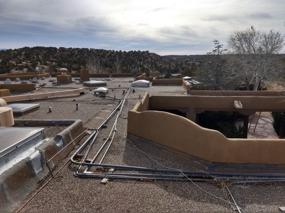 2018 santa fe 10000 sq ft foam gravel reroof 3