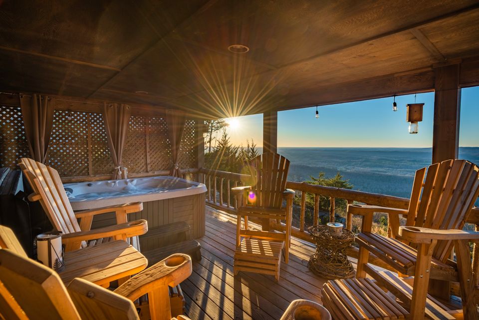 Sunset   porch