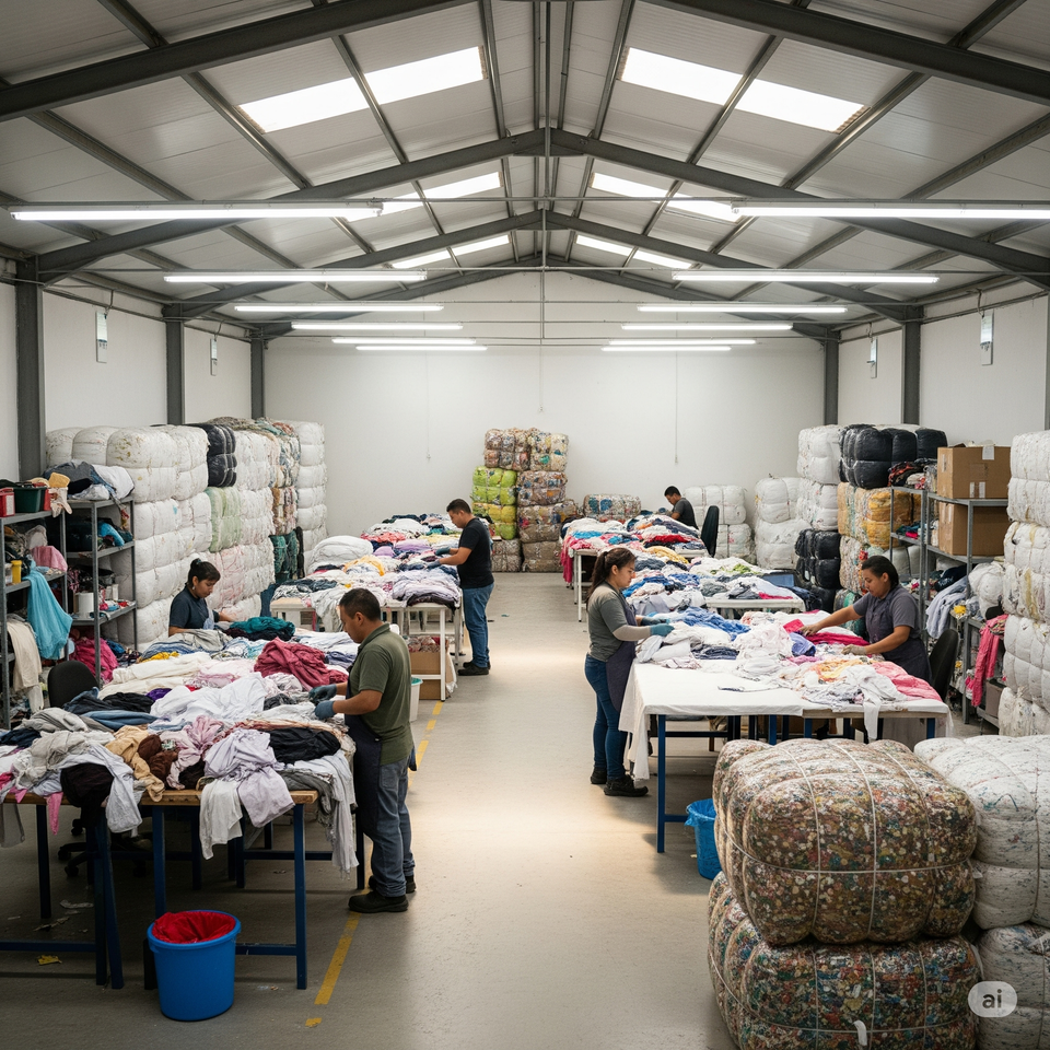 Bin photo textile warehouse