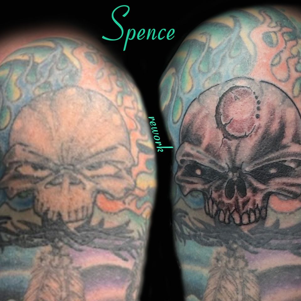 Spence rework skull