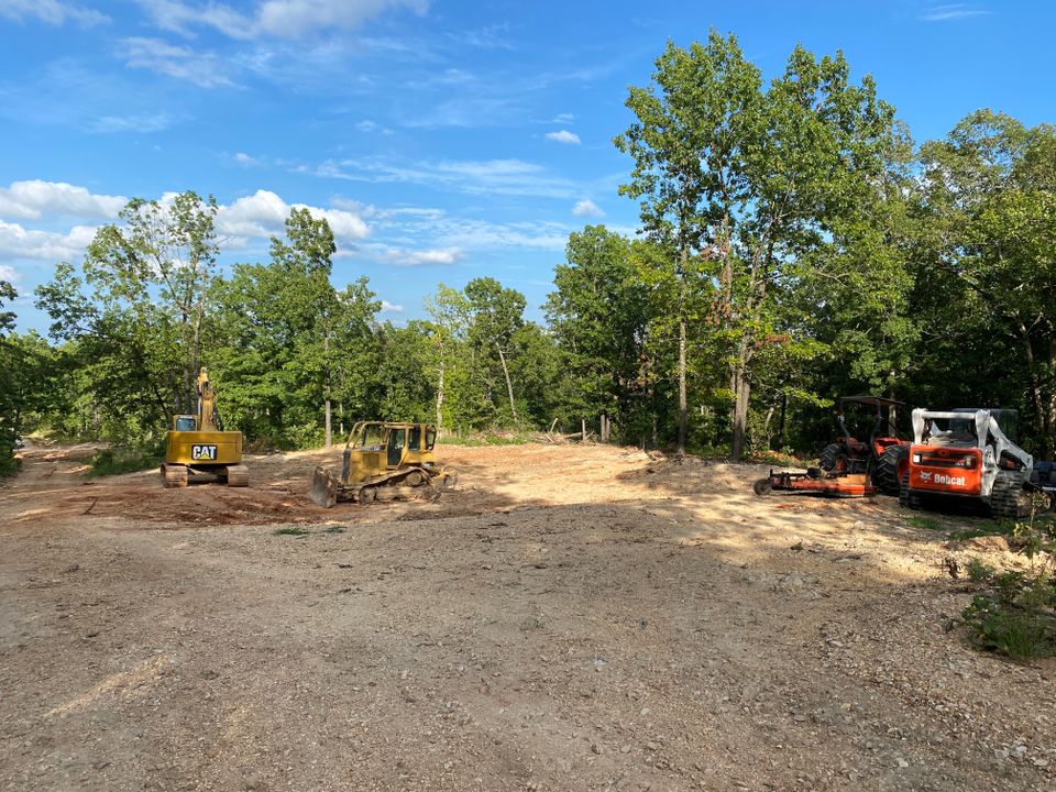 Clearing a large site