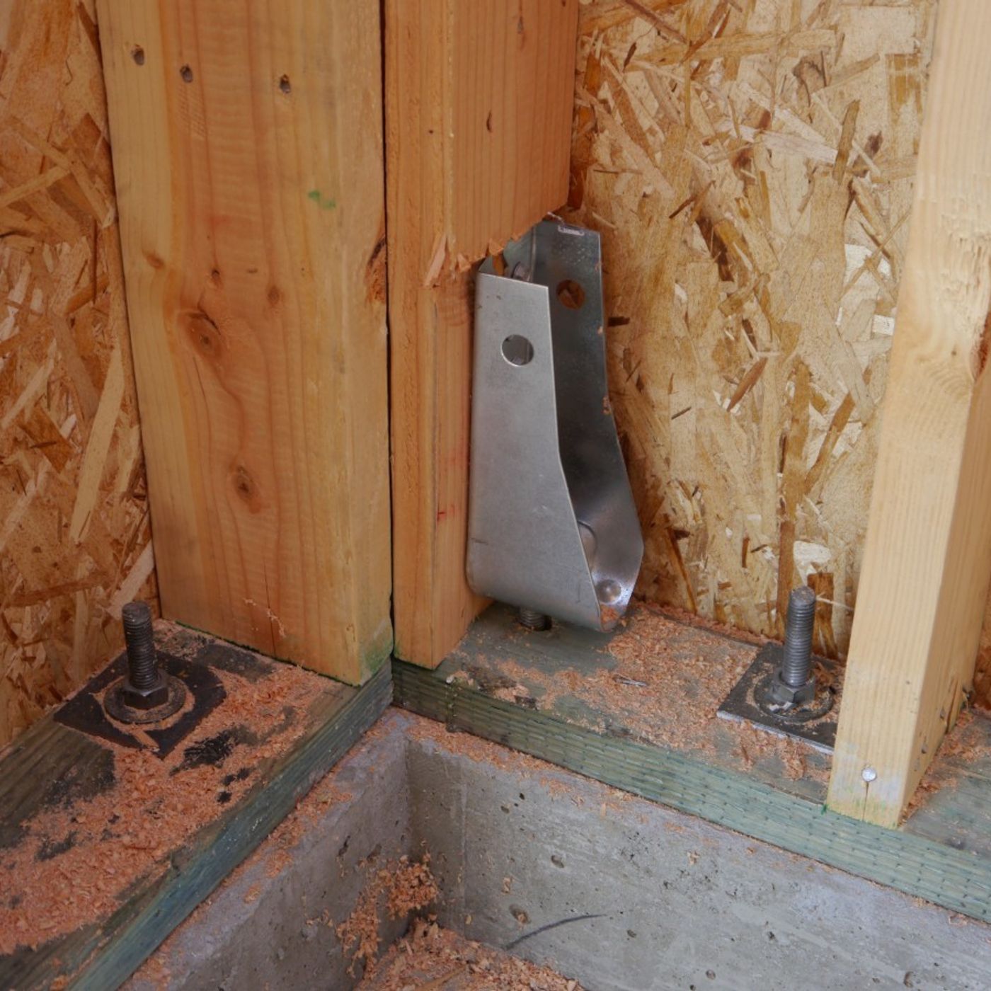 Anchor Bolts in Foundation, Shear Walls, At Home Safety