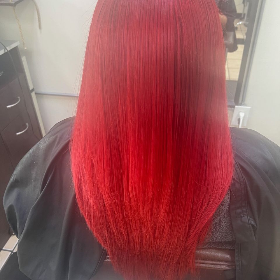 Red hair color results