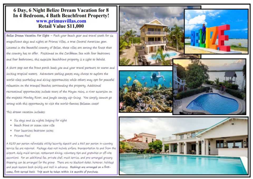 Belize dream vacation