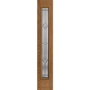 Bftsl 152 21 x  belleville fir textured sidelite with adelaide glass