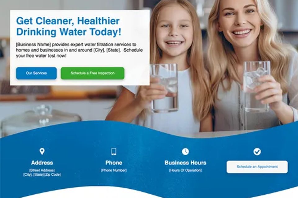 Water filtration website design theme original (1)
