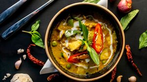 Thai Green Curry at Thai American Bistro in Sugar Land, Tx
