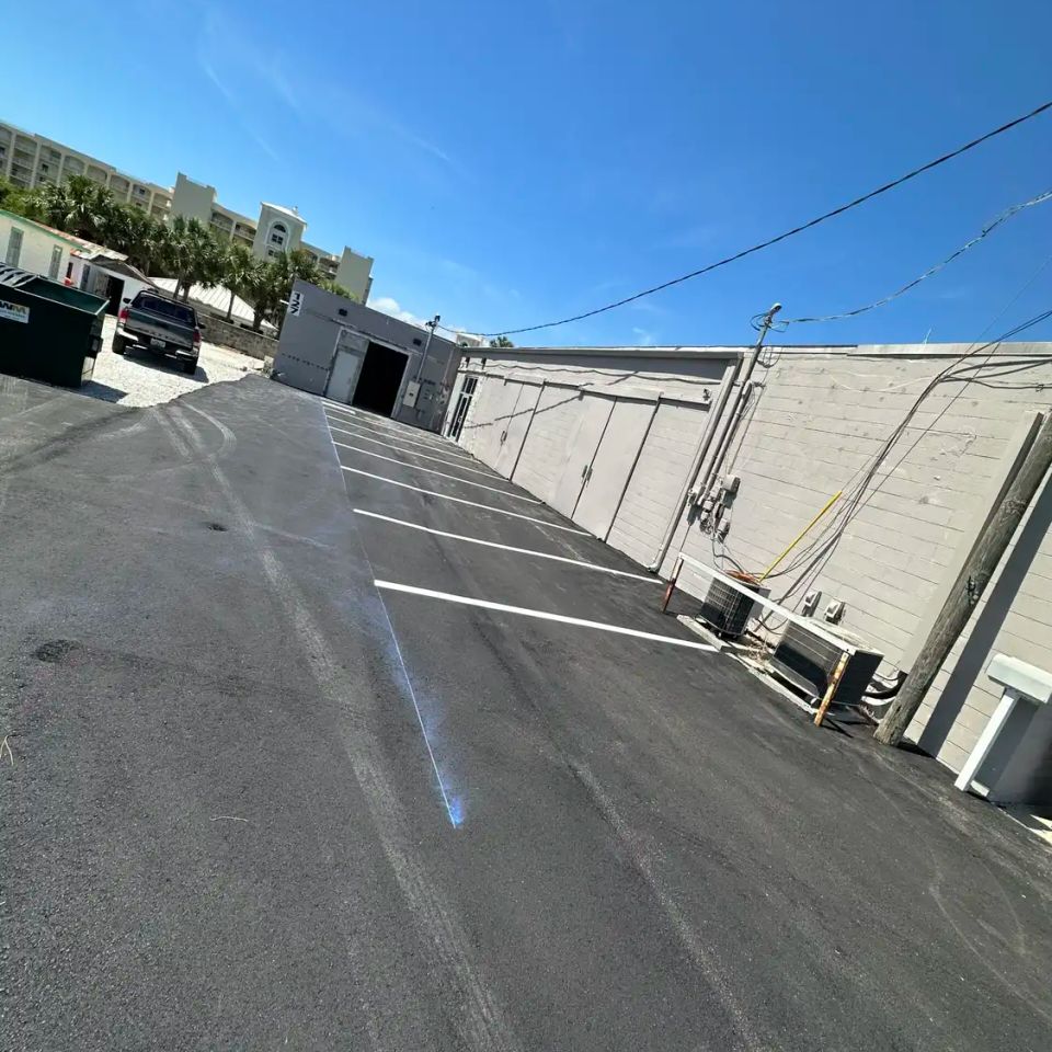Palm bay asphalt striping 275