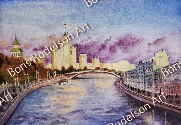 Moscow. Moscow River