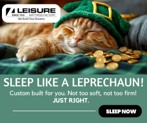 Sleep like a leprechaun 