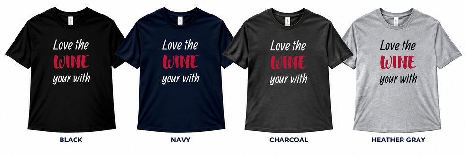 Wine tee color collection