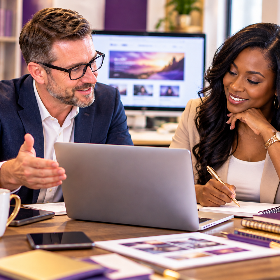 Collaborative web design consultation