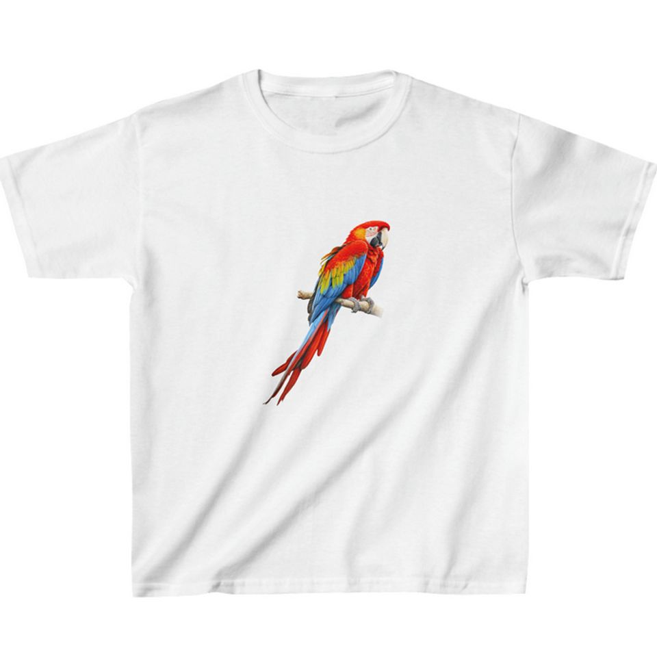 Kids love the brilliant colors of the Scarlet Macaw