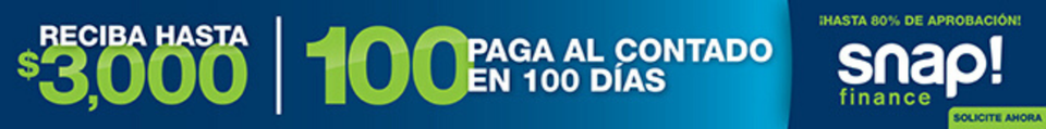 Reciba hasta  3 000   paga al contado en 100 dias