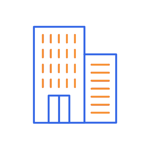 484 two buildings outline 1