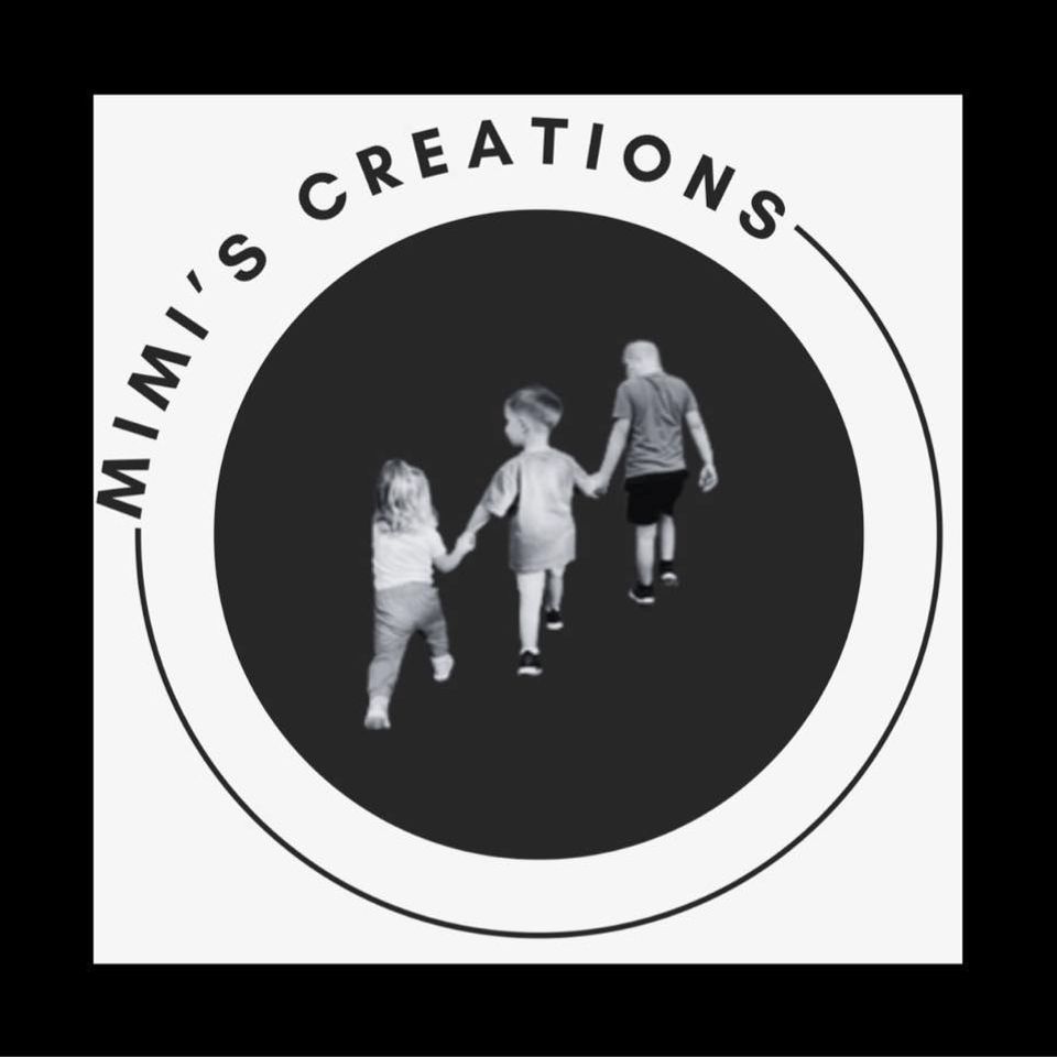 Mimi’s Creations logo featuring three children holding hands inside a circular design