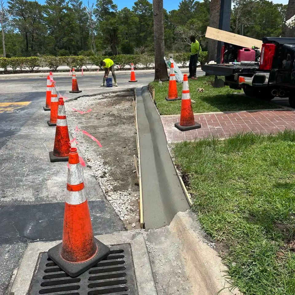 Palm bay asphalt striping 125