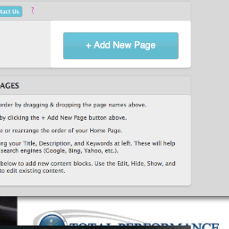 How to add and manage pages2