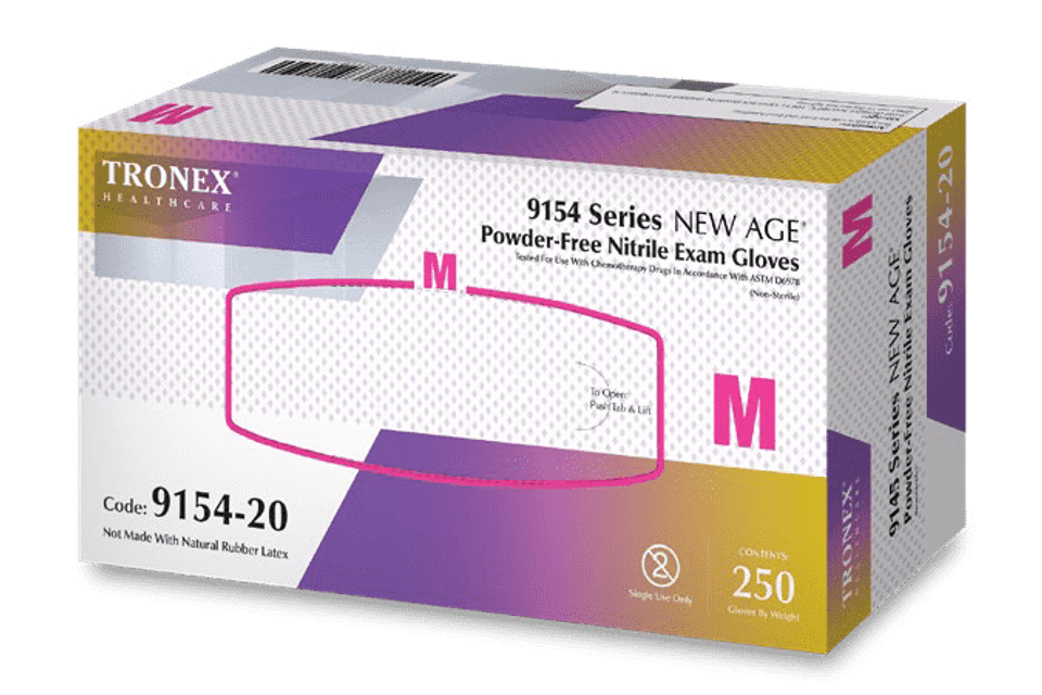 Tronex 9154 series nitrile exam gloves 3