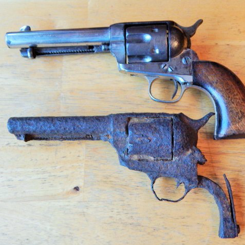 Dug  old west  colt saa  black powder revolver  loaded files820170912 9474 10n7zpe