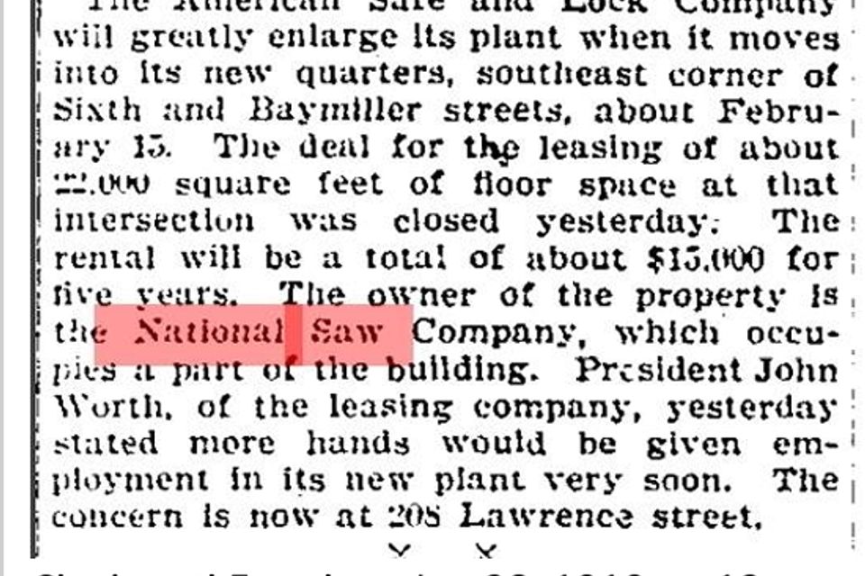 1910 newspaper american safe and lock leases 22000 sq ft more ejobs
