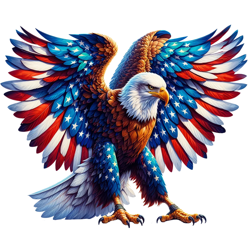 Patriotic   eagle