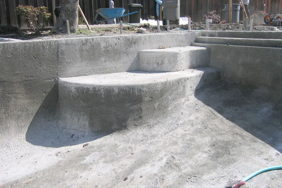Concrete pool problems