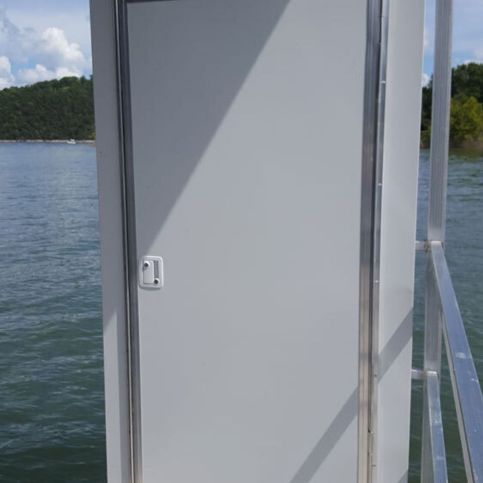 Vertical lockers on dock 14