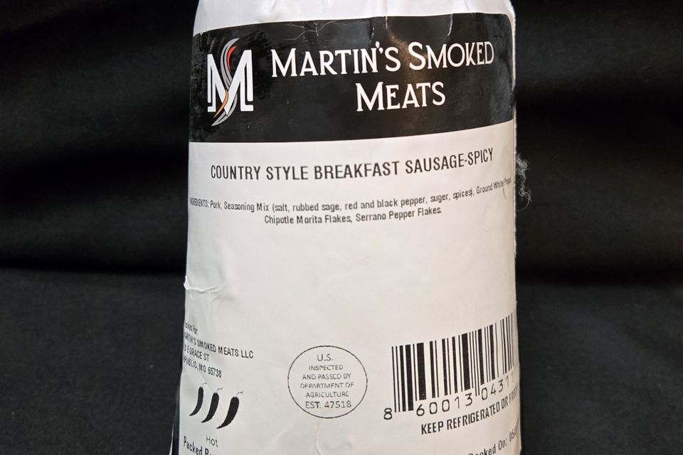 Breakfast sausage spicy