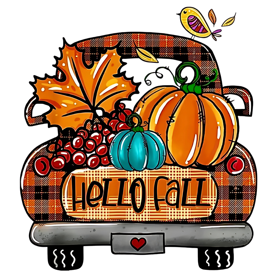 Seasons   fall plaid truck fall yall35 6