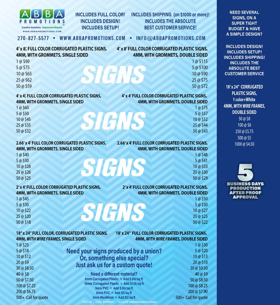 Signs
