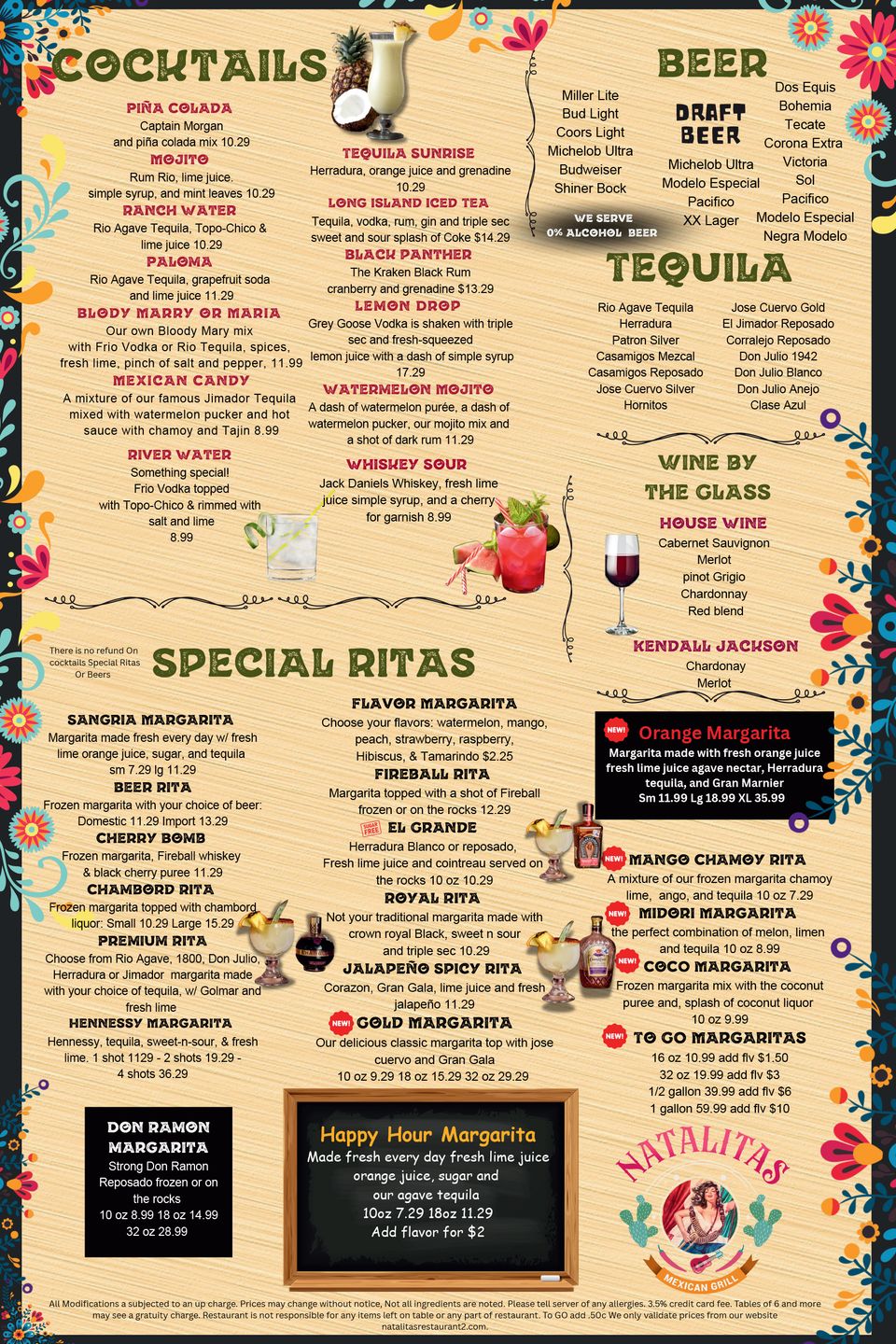 Web back lunch menu 032026